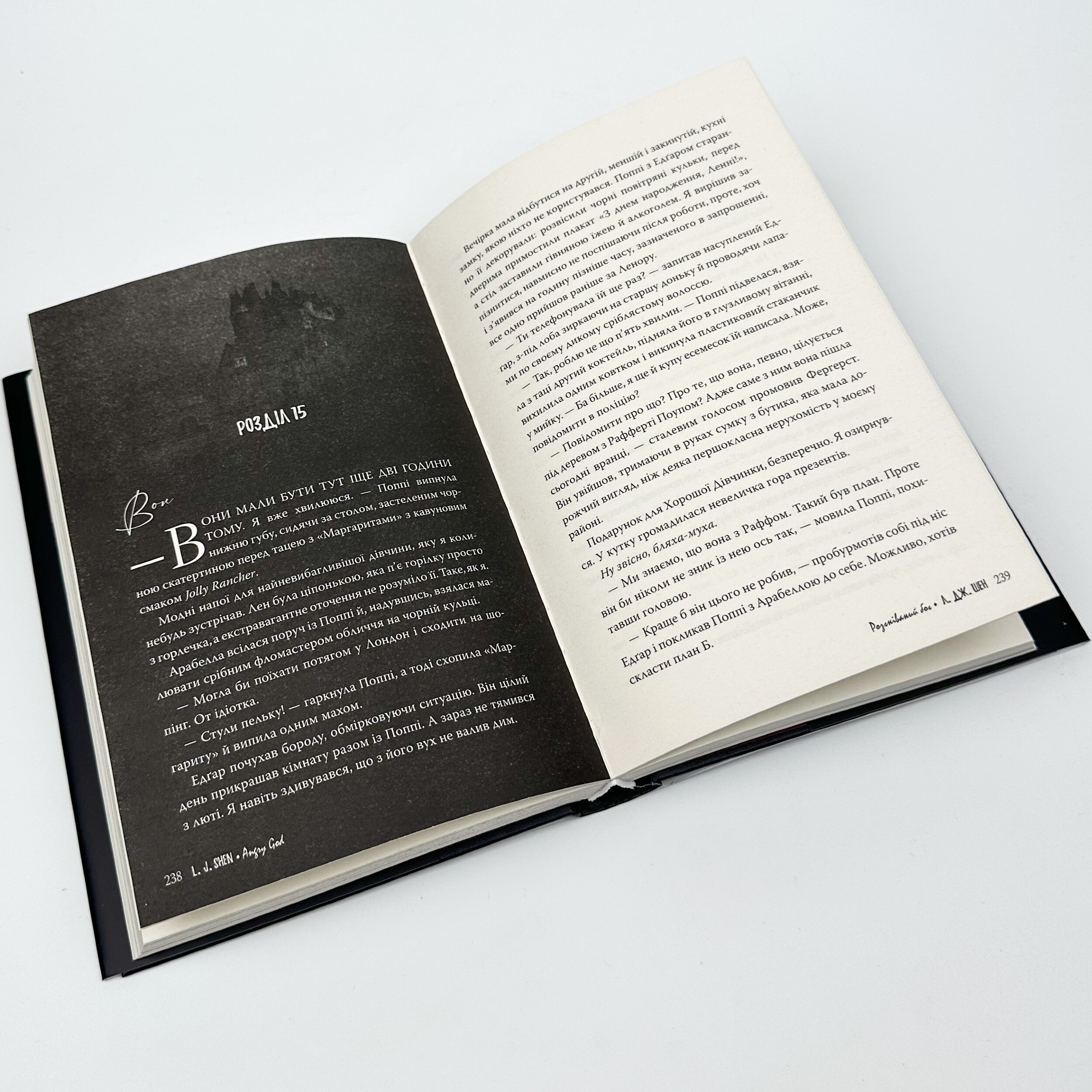 Розгніваний бог. Автор — Л. Дж. Шен. 