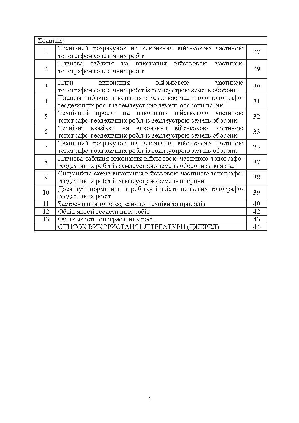 Виконання польових топографо-геодезичних робіт. Настанова. . 