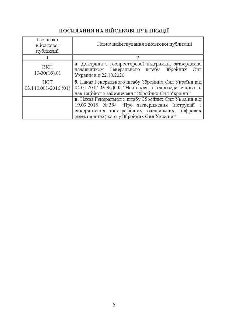 Виконання польових топографо-геодезичних робіт. Настанова