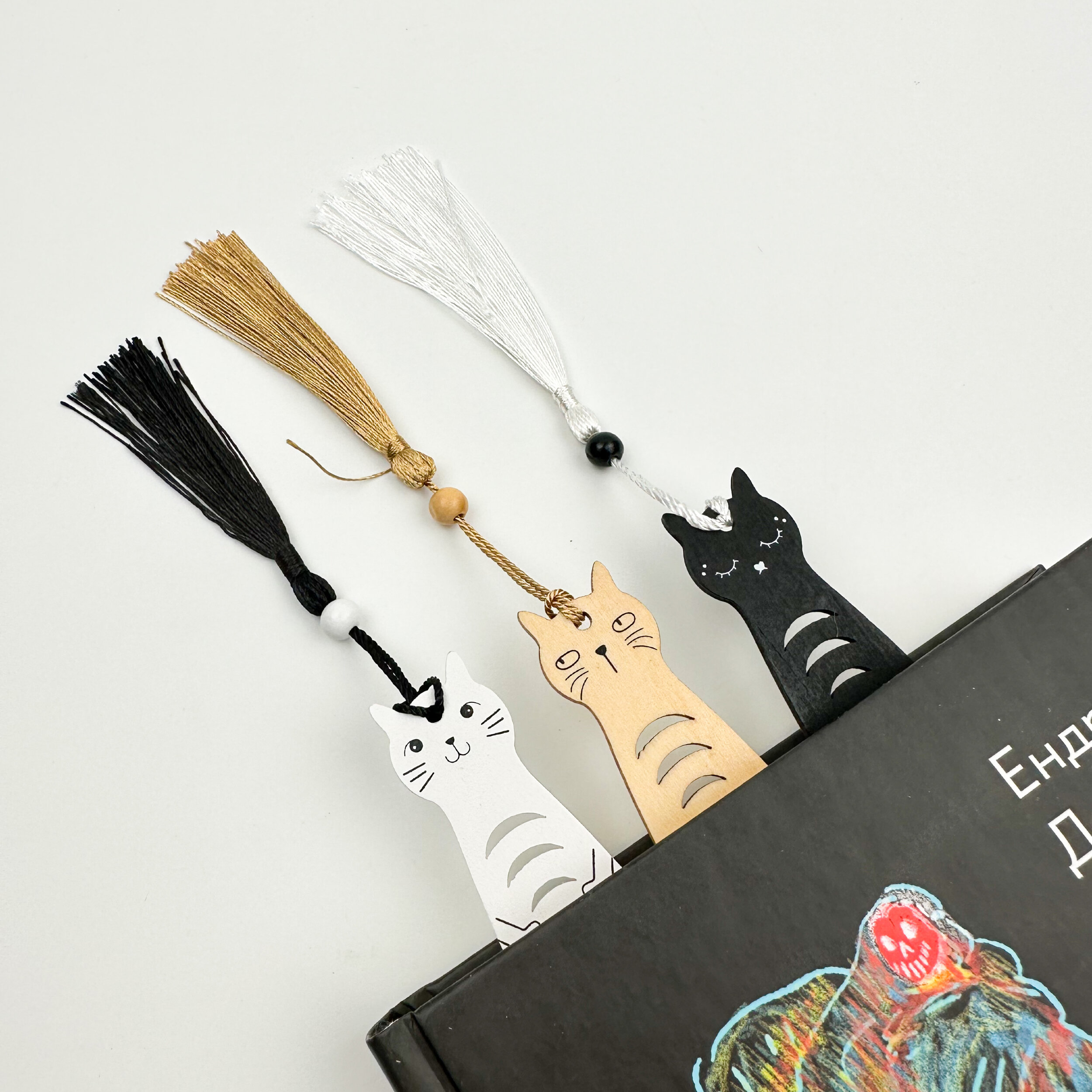 Закладка для книг Котики