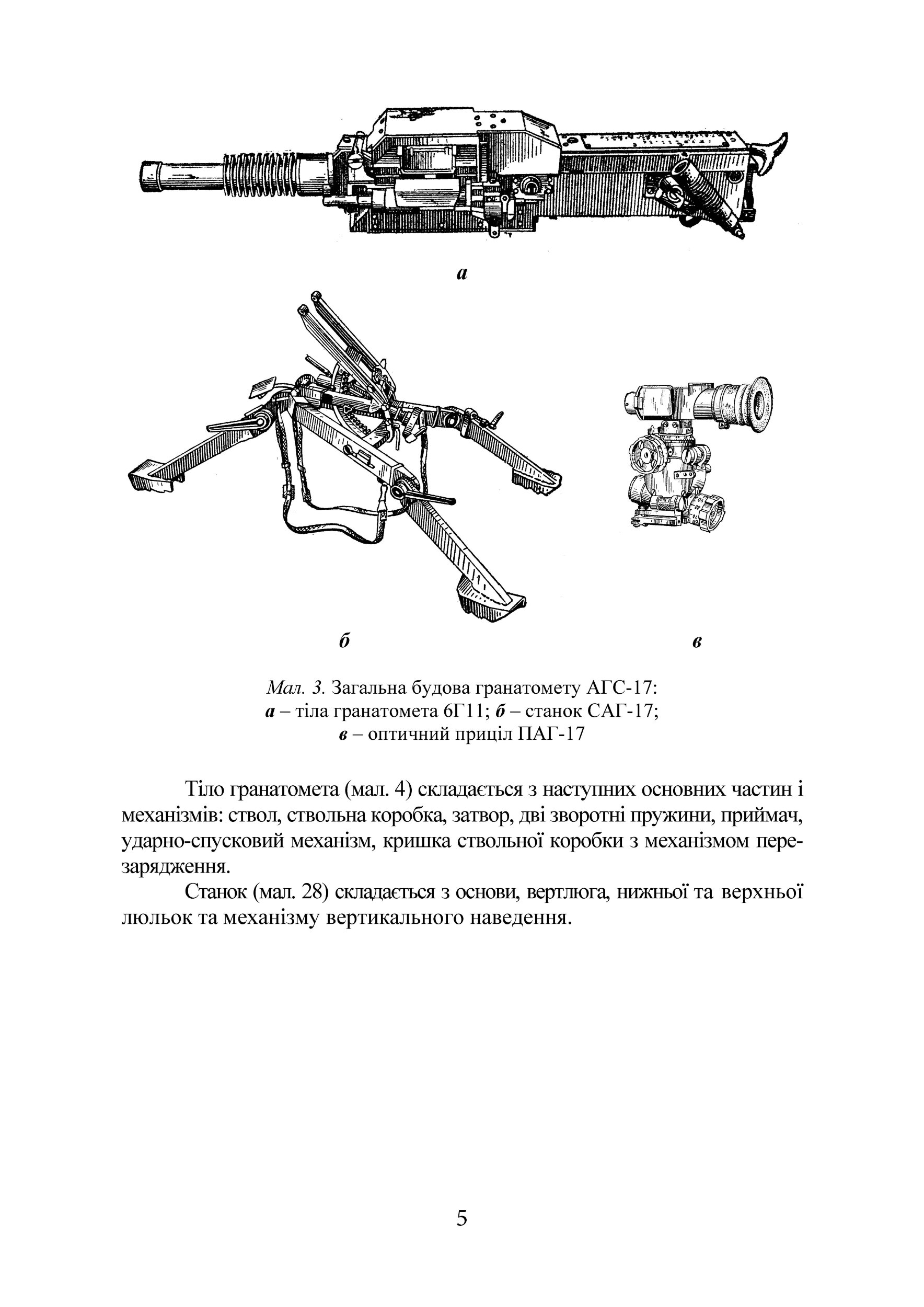 Настанова зі стрілецької справи до 30-мм автоматичного гранатомету на станку «АГС-17». . 
