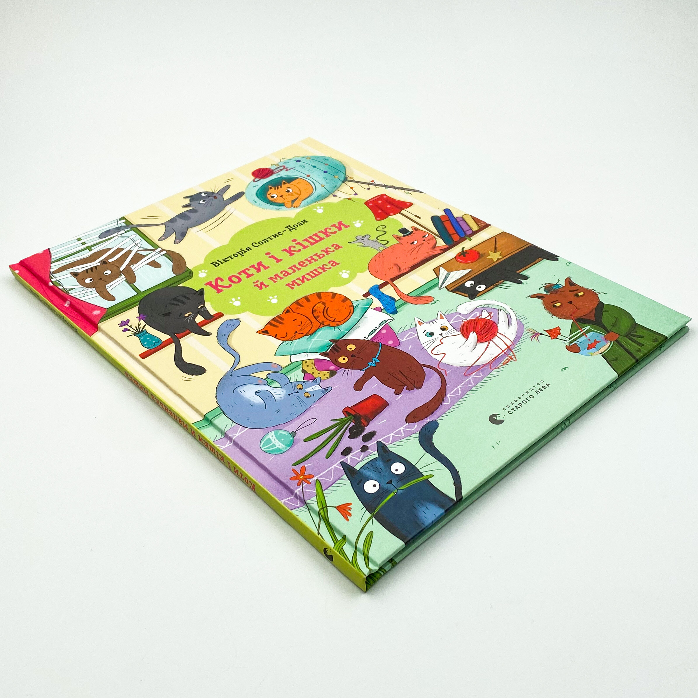 Коти і кішки й маленька мишка