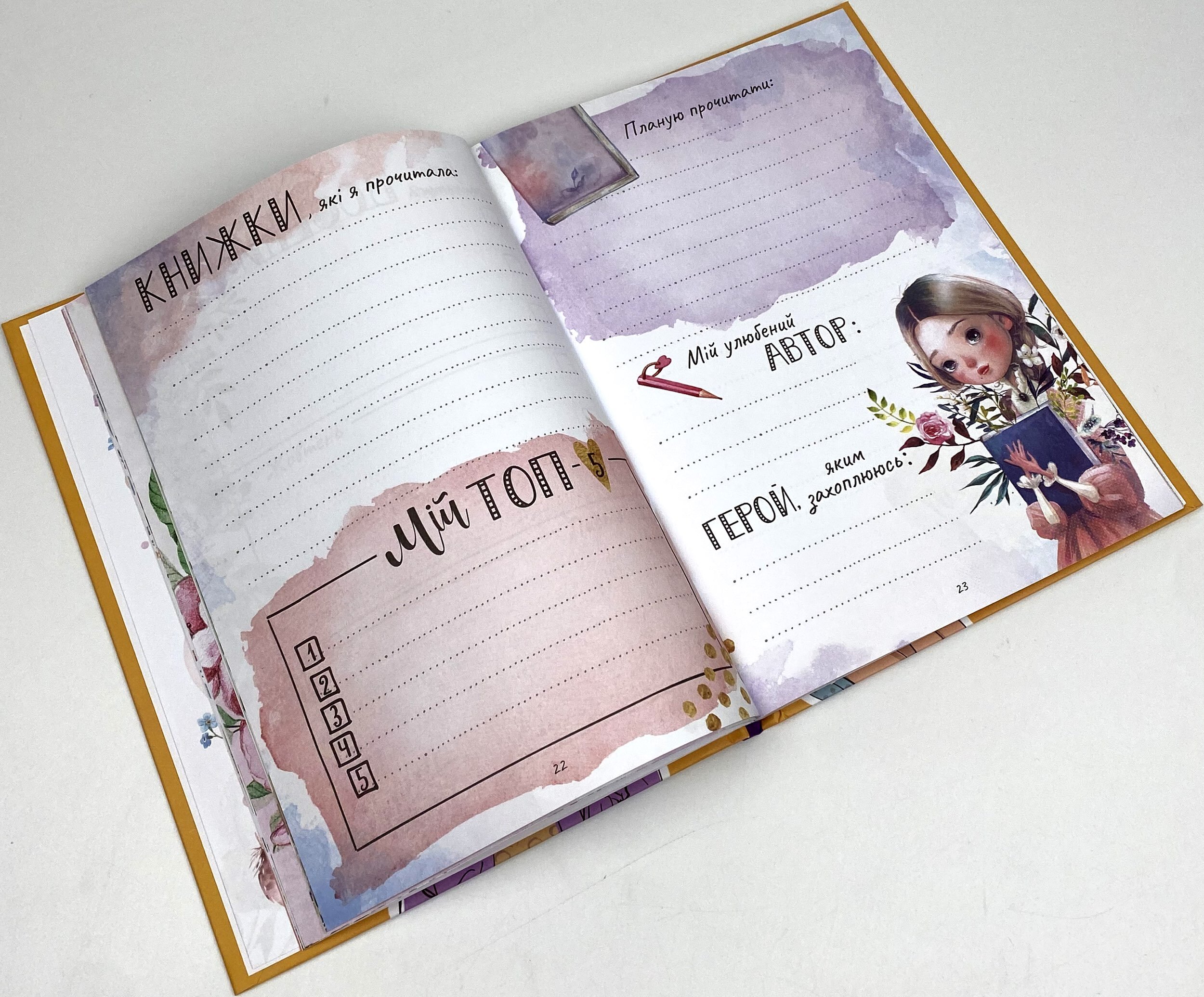 Записник для дівчинки. Мої надії. . 