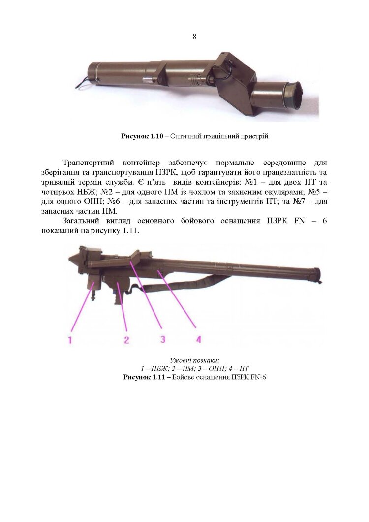 Посібник щодо застосування озброєння іноземного виробництва у Збройних Силах України (інструкції з використання). Переносні зенітно-ракетні комплекси