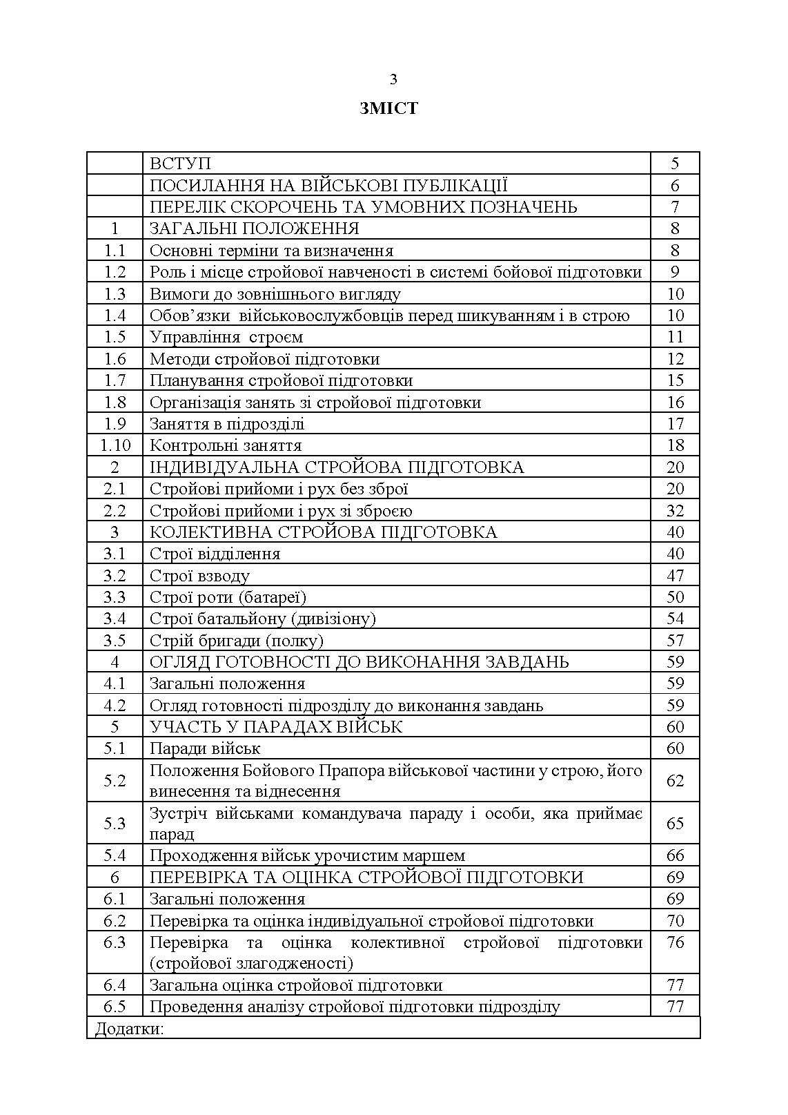 Стройова підготовка: методичний посібник